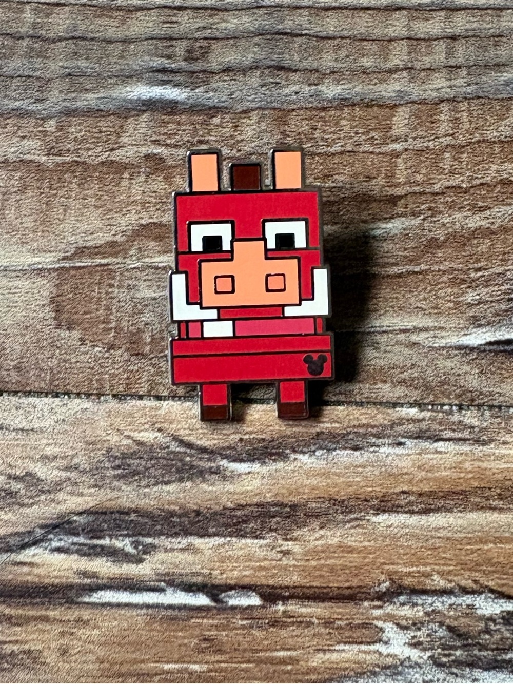 Disney The Lion King Pumbaa Hidden Mickey Trading Pin